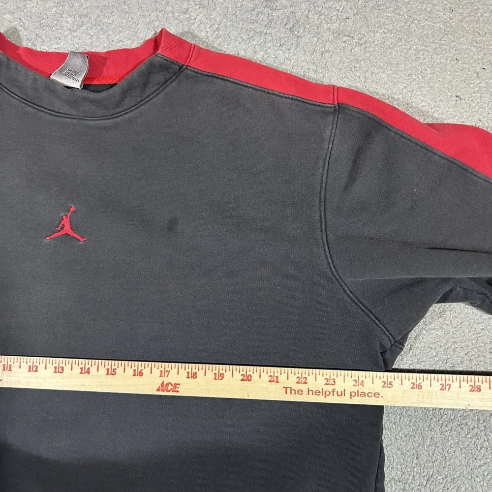 Vintage Air Jordan Sweatshirt Mens XL Black Basketball Performance Jumpman #3441